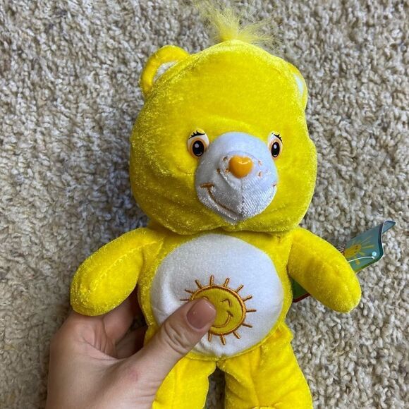 NWT VTG 2004 Care Bears 8.5'' Sunshine Bear Stuffed Animal Collectable - Picture 2 of 7
